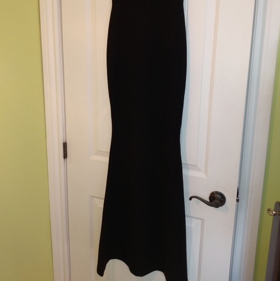 Strapless black dress mermaid style - Picture 2 of 5